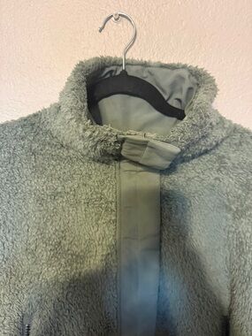 Vuori Olive Green Teddy Jacket
